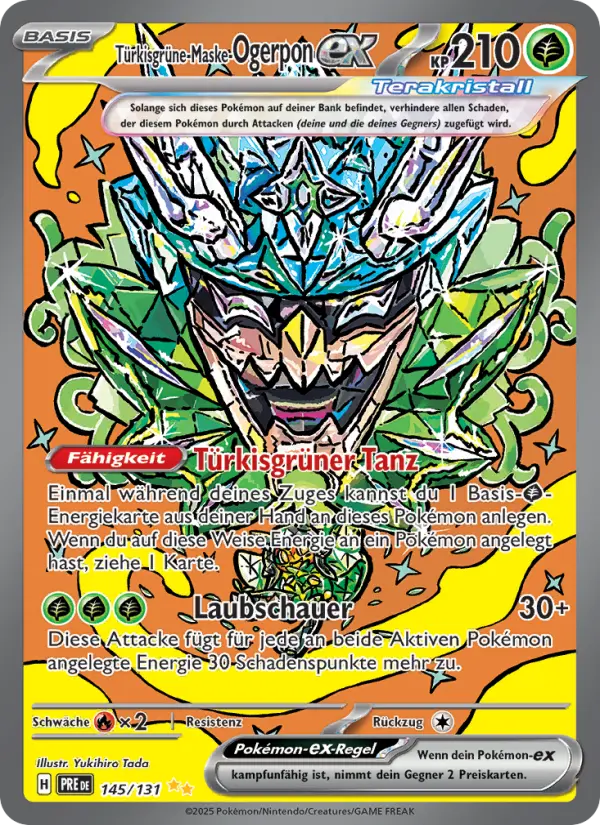 Teal Mask Ogerpon ex #145