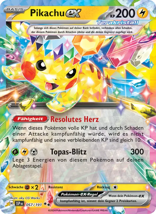 Pikachu ex #057
