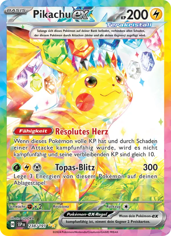 Pikachu ex #238