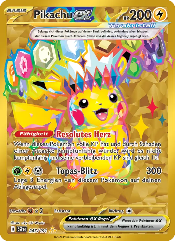Pikachu ex #247
