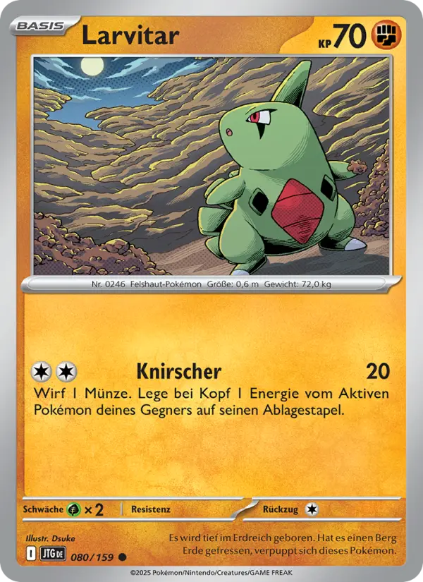 Larvitar #080