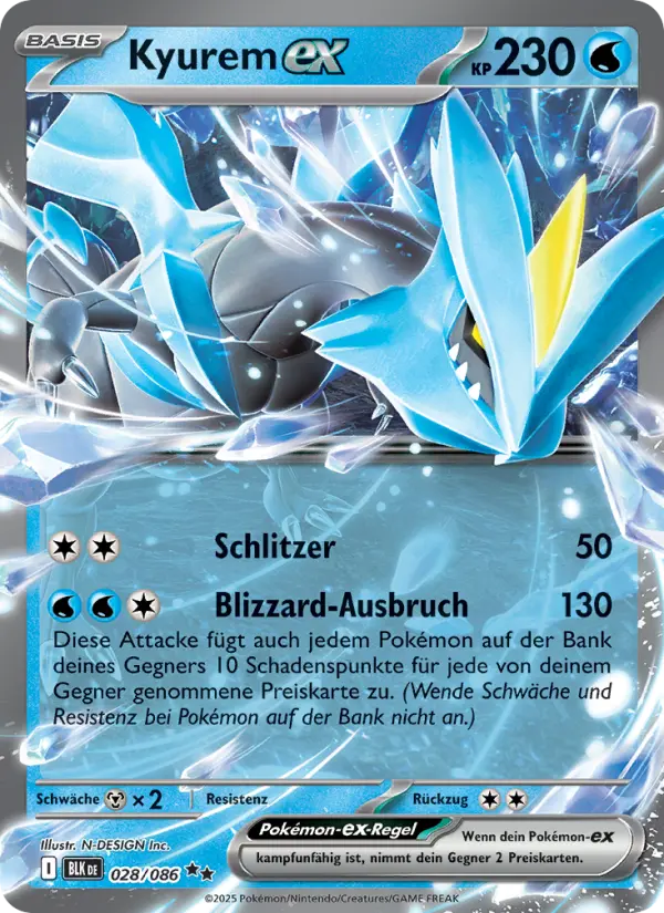 Kyurem EX #028