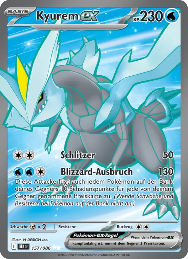 Kyurem EX #157
