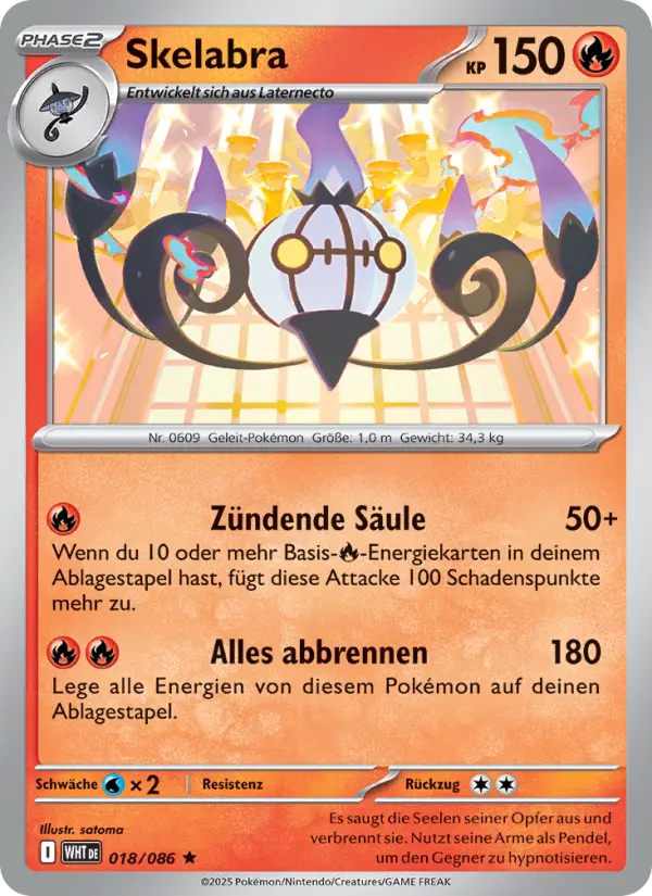 Skelabra #018 — Weiße Flammen