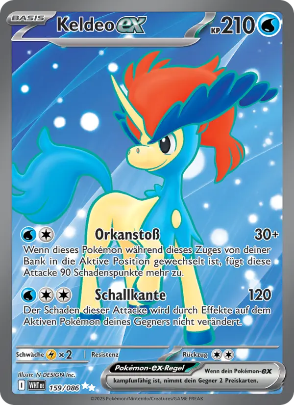 Keldeo EX #159