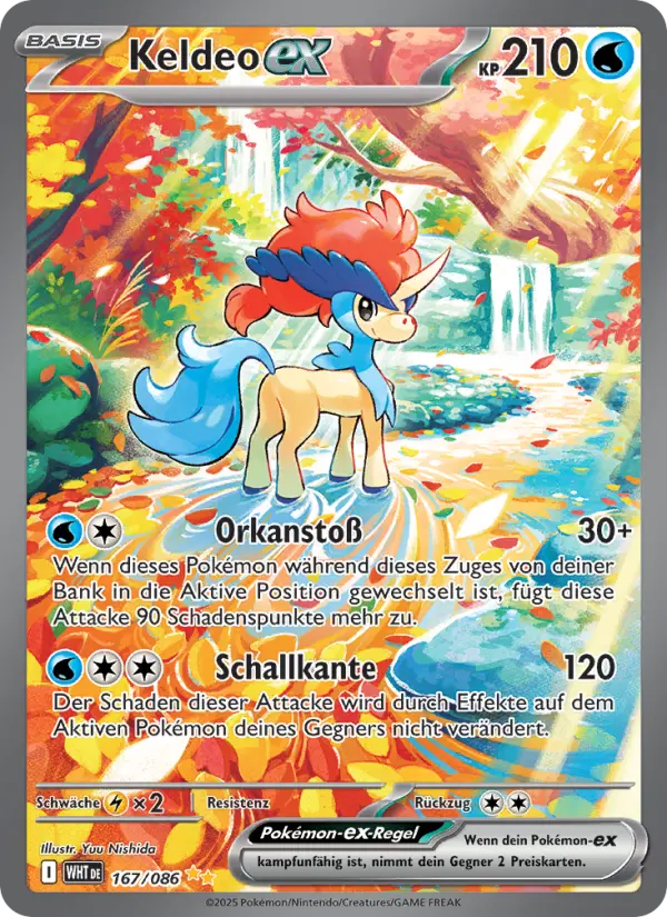 Keldeo EX #167