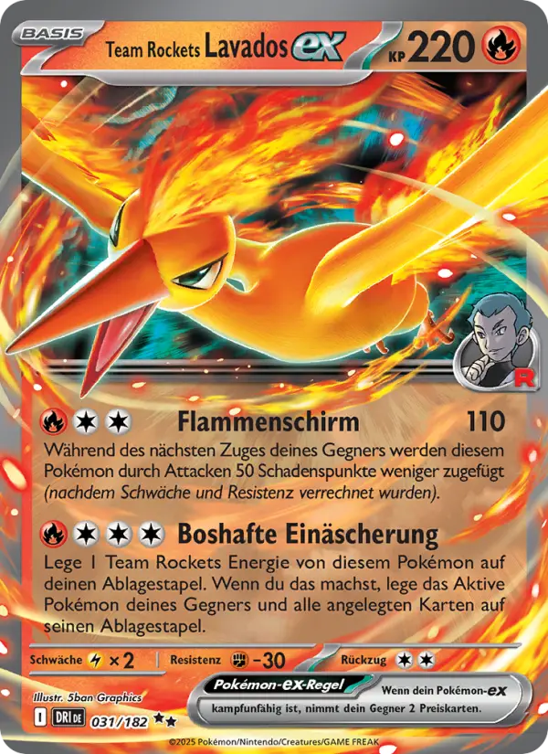 Team Rockets Lavados ex #031 — Ewige Rivalen