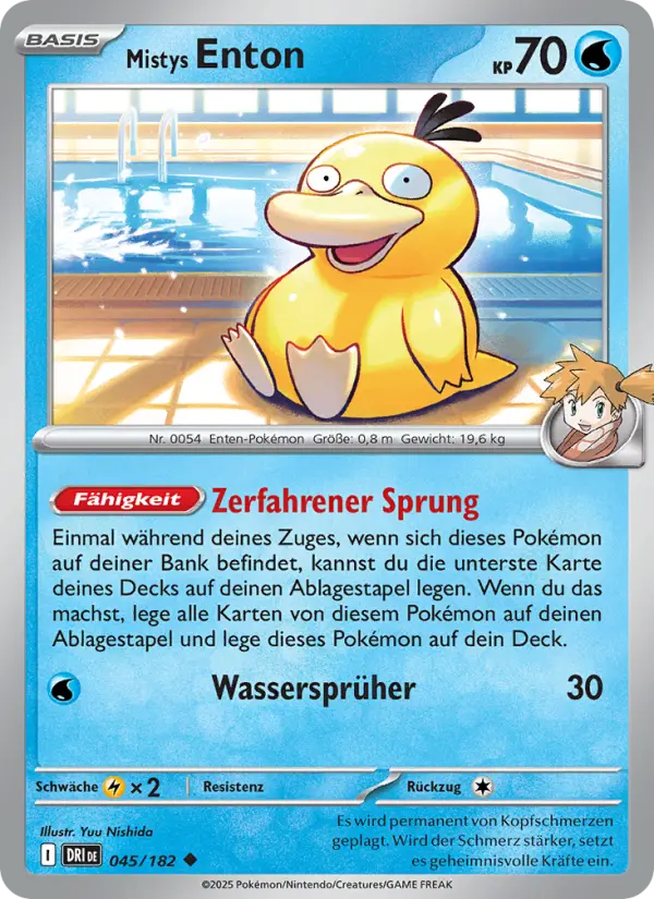 Misty's Psyduck #045