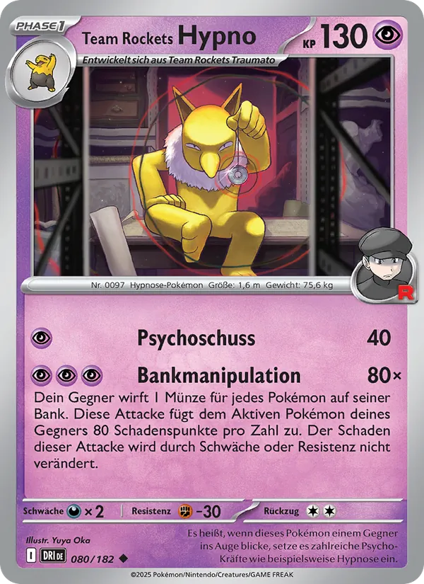 Team Rockets Hypno #080