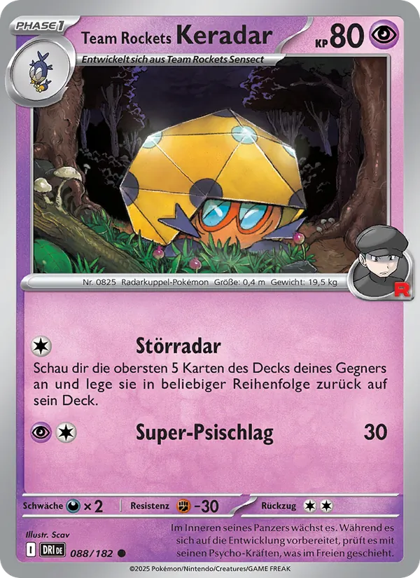 Team Rockets Keradar #088