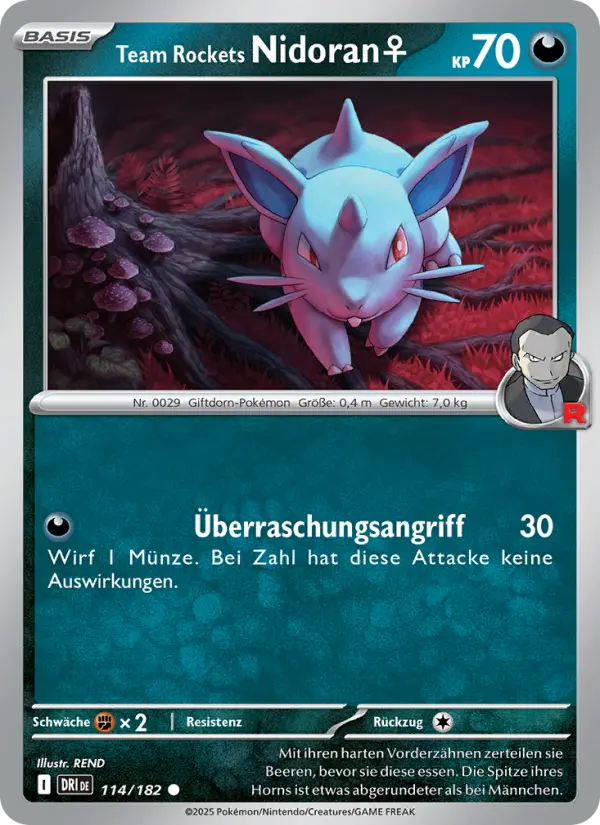 Team Rockets Nidoran♀ #114 — Ewige Rivalen