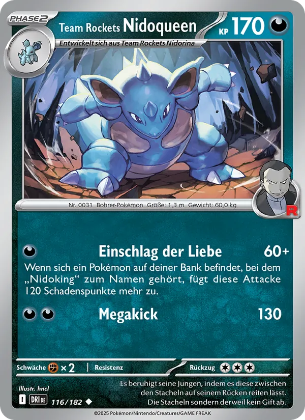 Team Rockets Nidoqueen #116