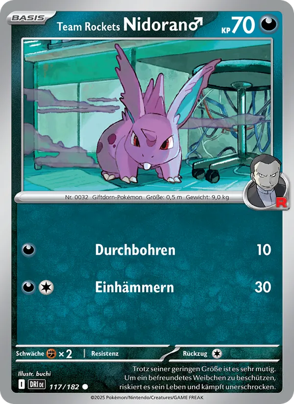 Team Rockets Nidoran♂ #117