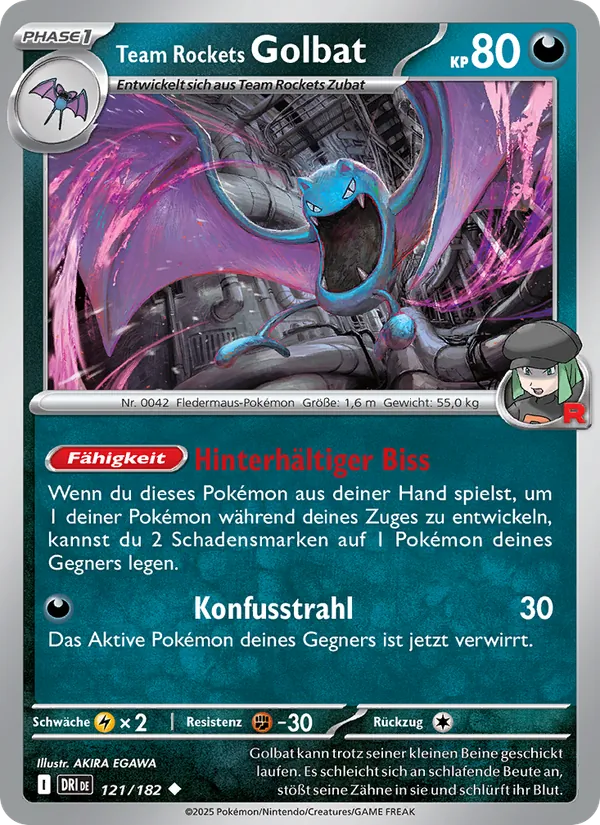 Team Rockets Golbat #121