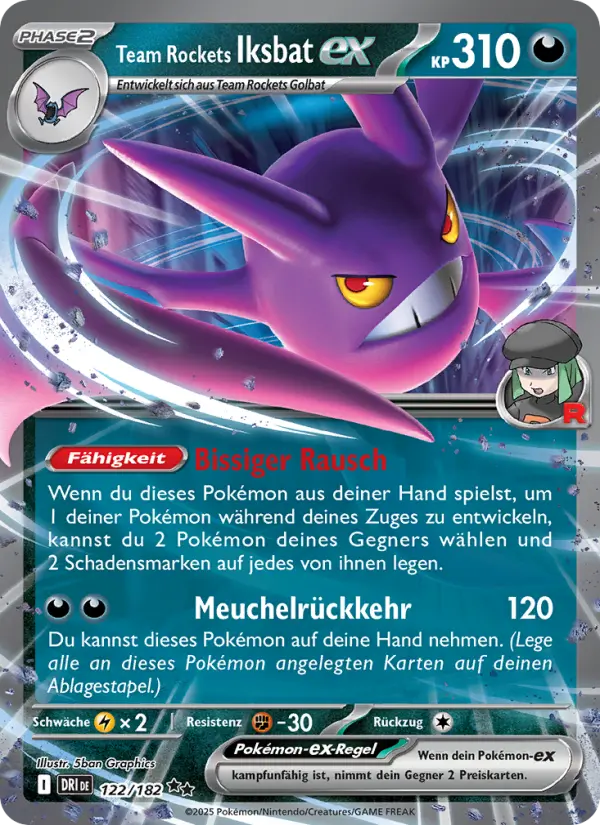 Team Rockets Iksbat ex #122