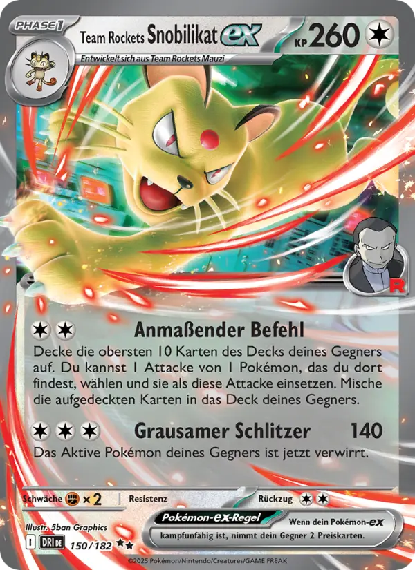 Team Rockets Snobilikat ex #150 — Ewige Rivalen