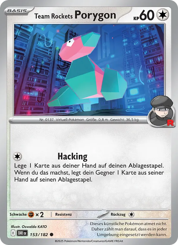 Team Rockets Porygon #153