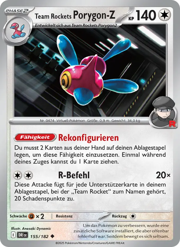 Team Rockets Porygon-Z #155 — Ewige Rivalen