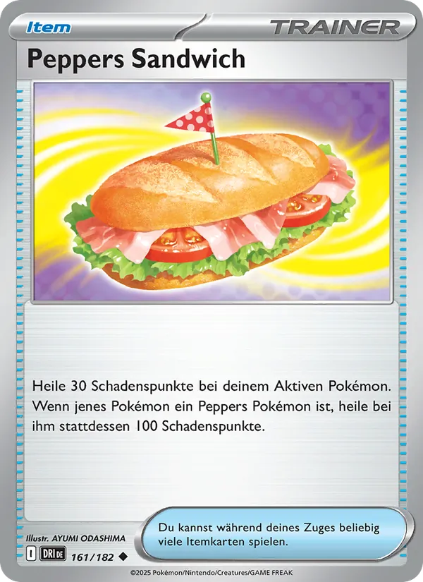 Peppers Sandwich #161
