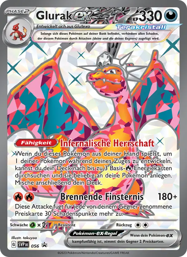 Glurak ex #056 — SVP Black Star Promos