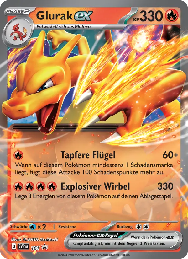 Glurak ex #161 — SVP Black Star Promos