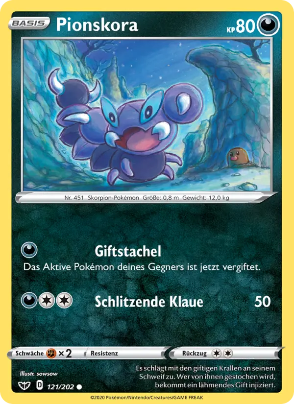 Pionskora #121