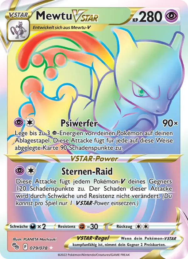 Mewtu VSTAR #079