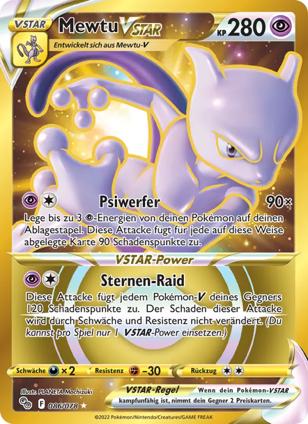 Mewtu VSTAR #086