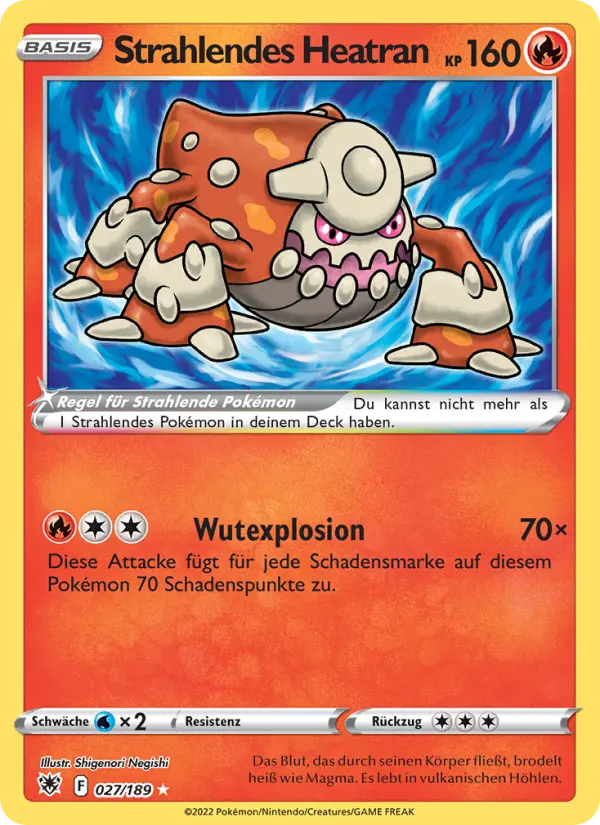 Strahlendes Heatran #027 — Astralglanz