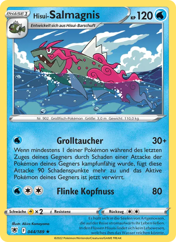 Hisui-Salmagnis #044 — Astralglanz (Reverse Holo)