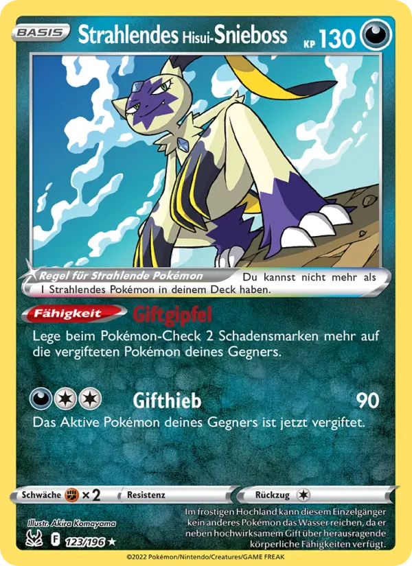 Strahlendes Hisui-Snieboss #123 — Verlorener Ursprung