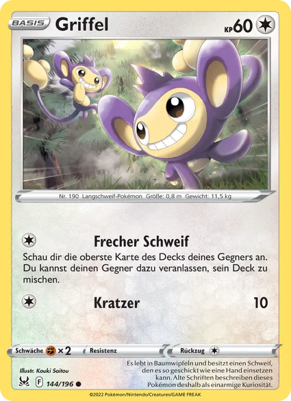 Griffel #144 — Verlorener Ursprung (Reverse Holo)