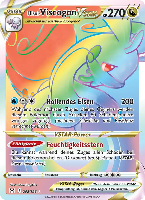Hisui Viscogon-VSTAR #202 — Verlorener Ursprung