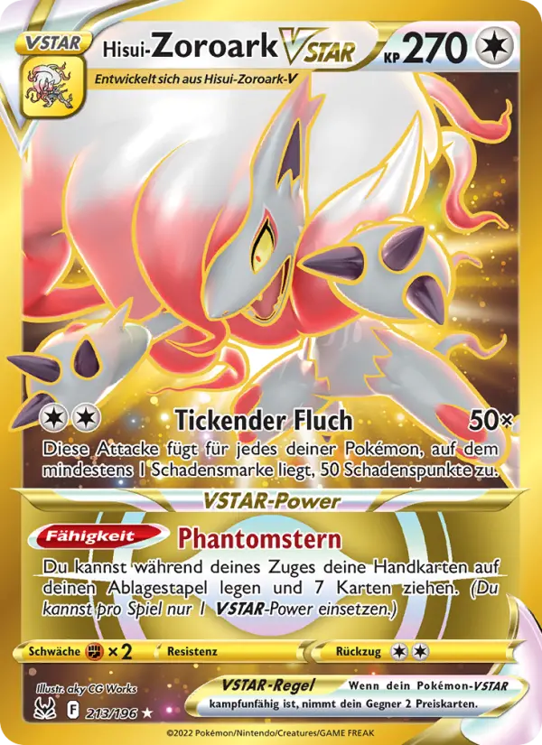 Hisui-Zoroark VSTAR #213 — Verlorener Ursprung