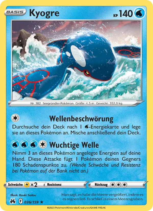 Kyogre #036