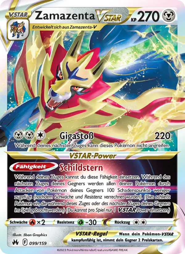 Zamazenta VSTAR #099 — Zenit der Könige