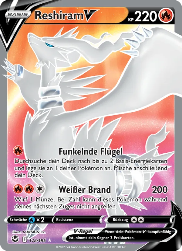 Reshiram V #172
