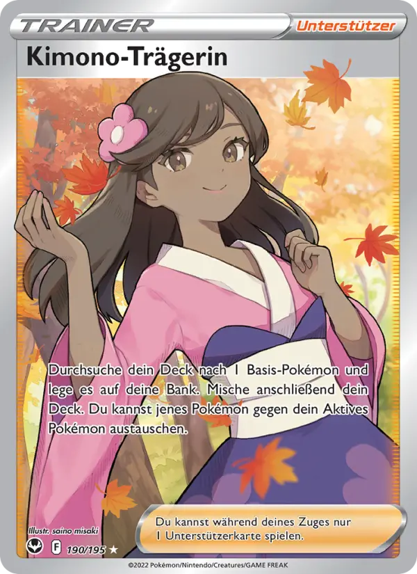 Kimono-Trägerin #190