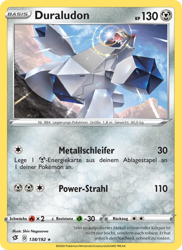 Duraludon #138 — Clash der Rebellen (Reverse Holo)