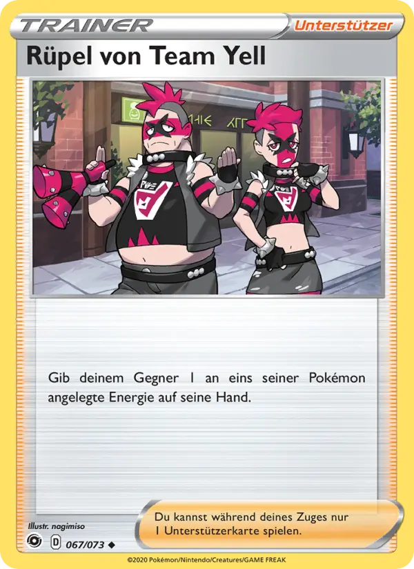 Rüpel von Team Yell #67