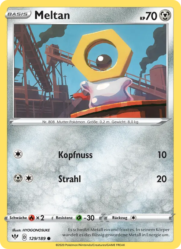 Meltan #129 — Flammende Finsternis