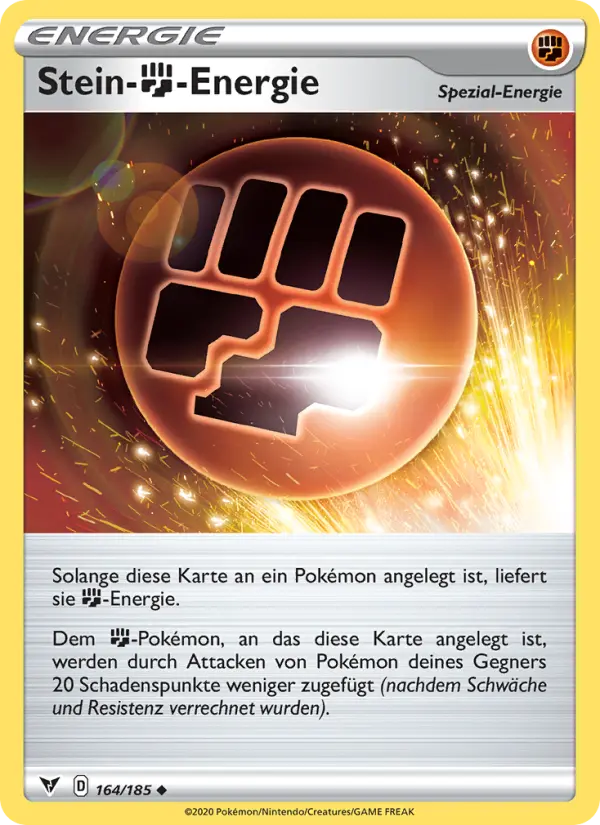 Stein-Fighting-Energie #164 — Farbenschock (Reverse Holo)