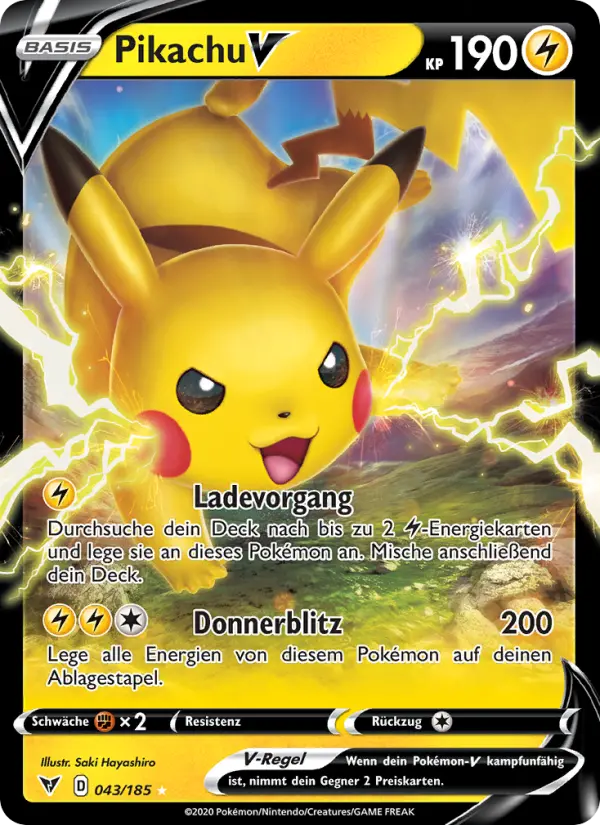 Pikachu V #43