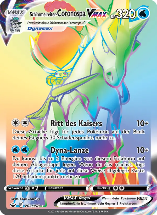 Ice Rider Calyrex VMAX #202