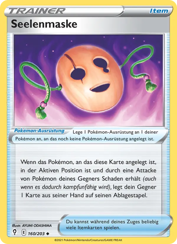 Seelenmaske #160 — Drachenwandel (Reverse Holo)
