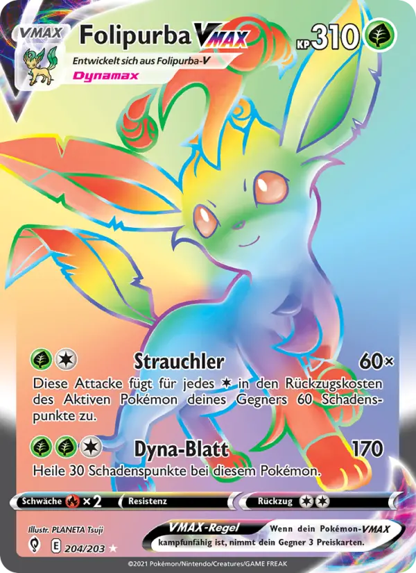 Leafeon VMAX #204