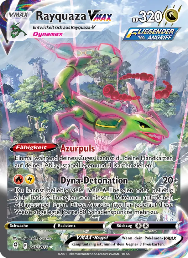 Rayquaza VMAX #218