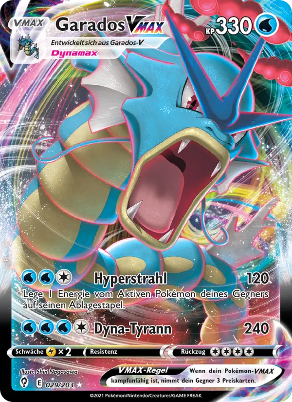 Garados VMAX #029 — Drachenwandel