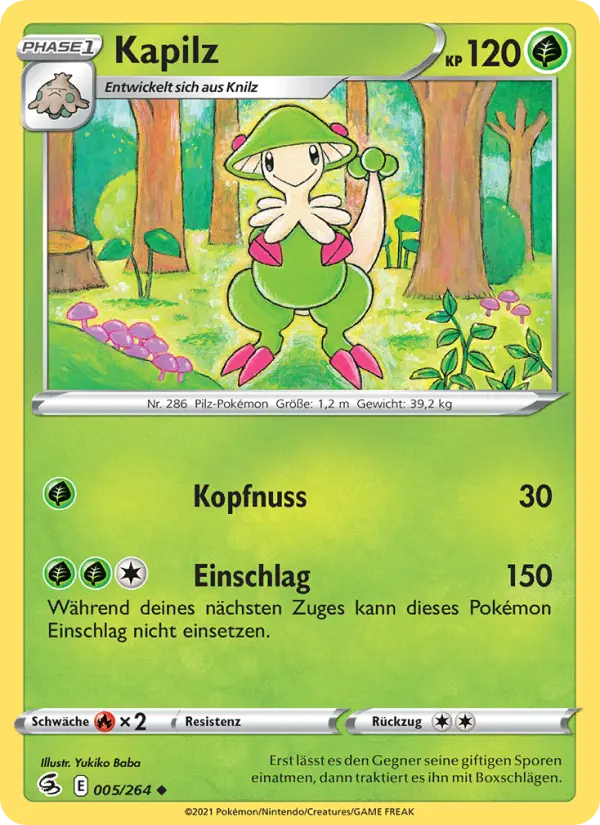 Kapilz #005 — Fusions Angriff (Reverse Holo)