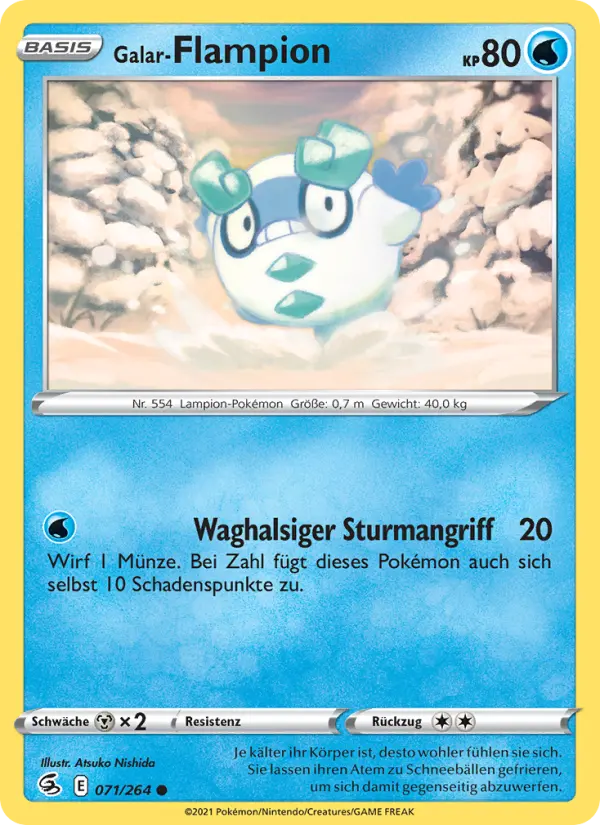 Galar-Flampion #071 — Fusions Angriff (Reverse Holo)